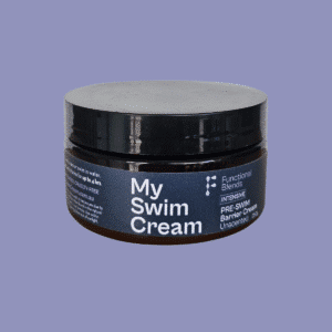 A jar of My Swim Cream Intensive formula, 250g size
