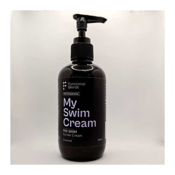 Image of a 250ml pump bottle of My Swim Cream