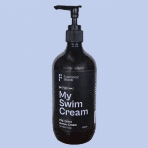 A 500ml pump bottle of My Swim Cream Professional formula